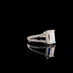 Emerald Cut 2.30ct Lab Grown Diamond Ring | 14K Gold Wedding Jewelry, IGI Certified