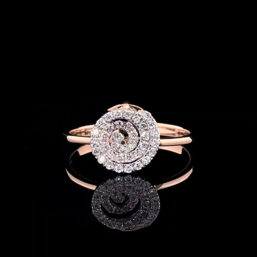 Lab Grown Diamond Ring | 14K Solid Gold, Round Cut, EF VVS VS