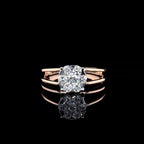 Lab Grown Diamond 14K Gold Ring | EF VVS VS Anniversary Gift