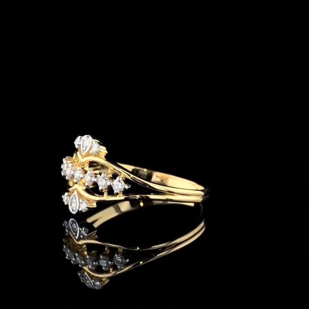 Lab Grown Diamond 14K Gold Queen Ring | Anniversary Gift