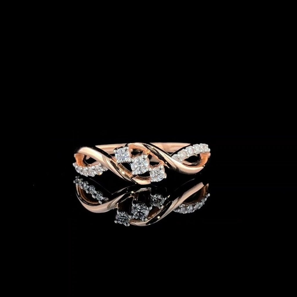 Lab Grown Diamond Ring | 14K Gold, Round Cut (0.30 Carat)