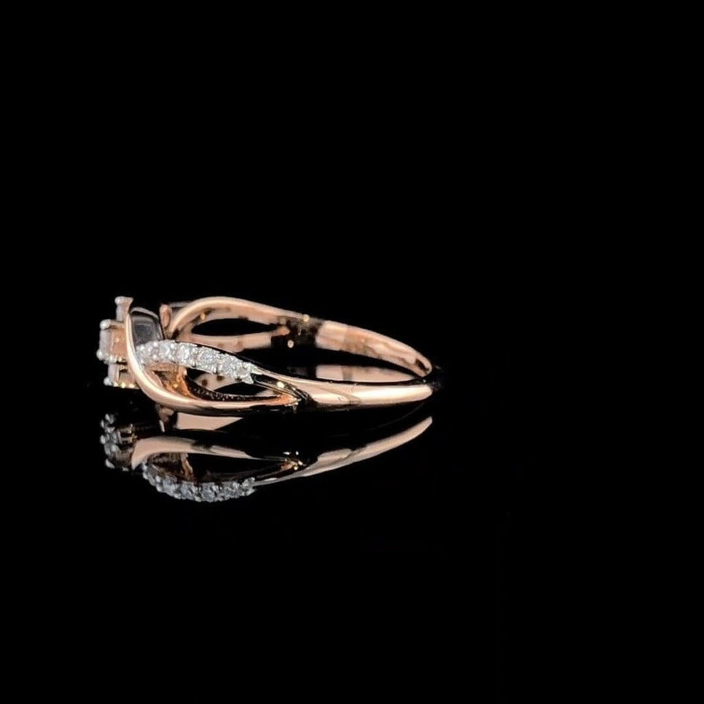 Lab Grown Diamond Ring | 14K Gold, Round Cut (0.30 Carat)