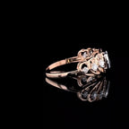 14K Gold Heart Ring | Lab Grown Diamond Statement Ring