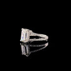 Emerald Cut 2.30ct Lab Grown Diamond Ring | 14K Gold Wedding Jewelry, IGI Certified