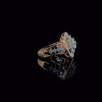 14K Gold Lab Grown Diamond Ring | Round Cut Cocktail Ring
