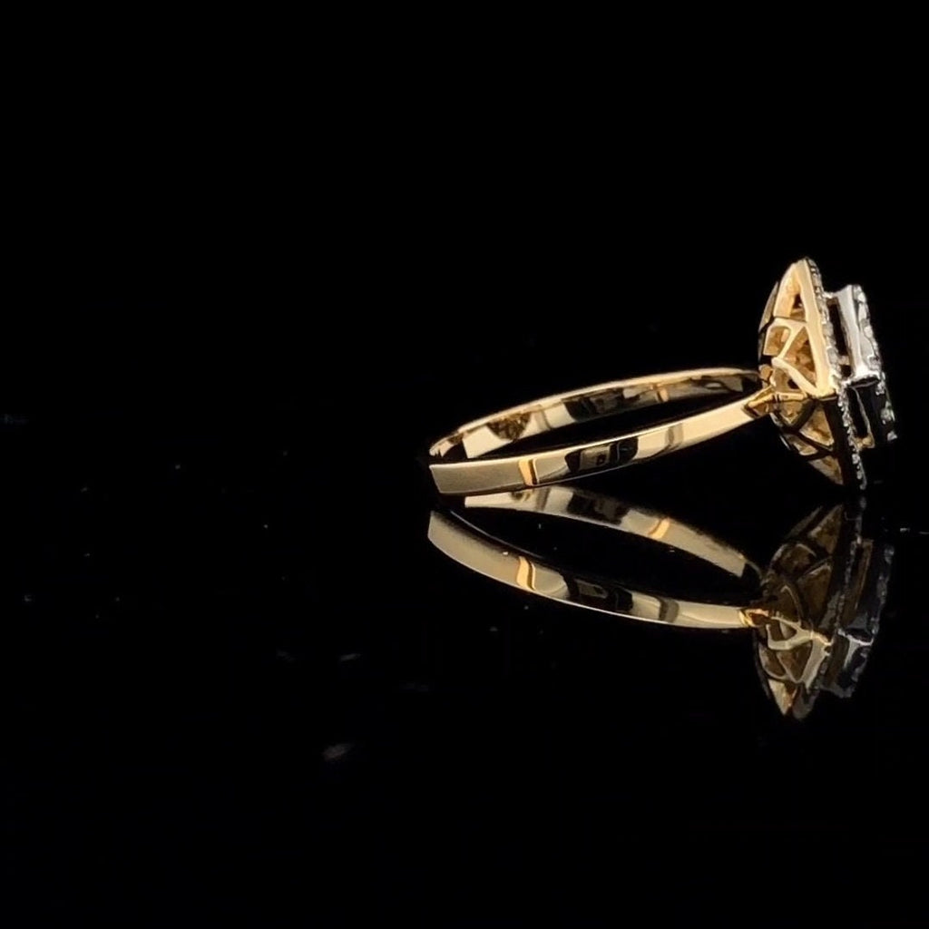 Lab Grown Diamond Ring | 14K Gold Statement Ring