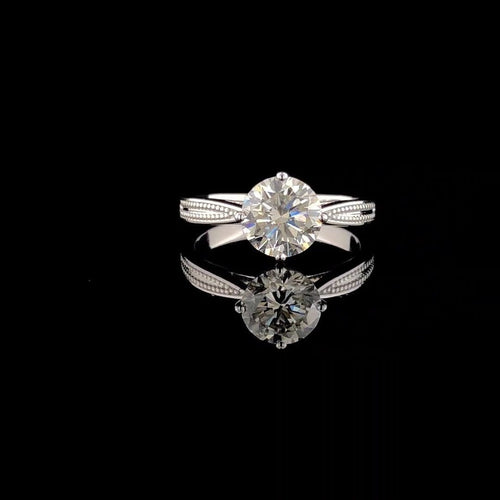 2.00 Carat Lab Grown Diamond Engagement Ring | 14K Gold Solitaire, IGI Certified