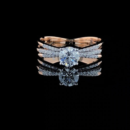 1.50 Carat Lab Grown Diamond Ring | 14K Gold Engagement Wedding Ring, IGI Certified