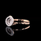 Lab Grown Diamond Ring | 14K Solid Gold, Round Cut, EF VVS VS