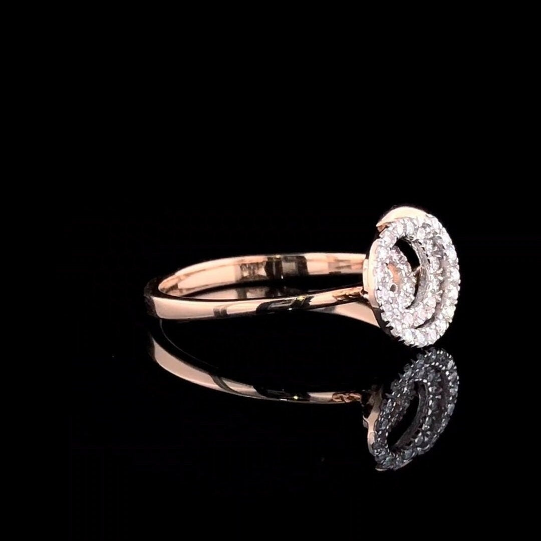 Lab Grown Diamond Ring | 14K Solid Gold, Round Cut, EF VVS VS