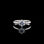 1.25 Ct Round Cut Lab Grown Diamond Engagement Ring | IGI Certified