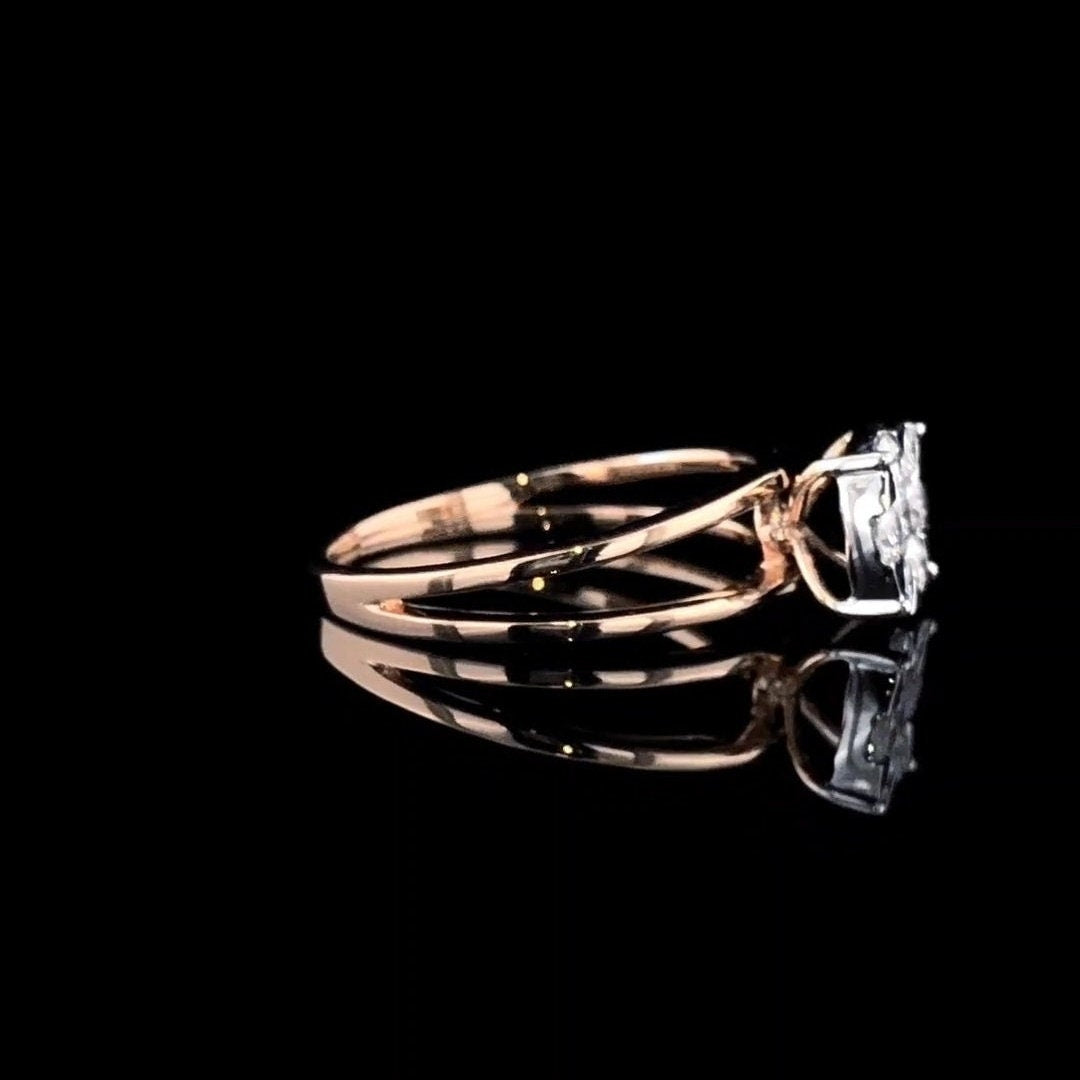 Lab Grown Diamond 14K Gold Ring | EF VVS VS Anniversary Gift