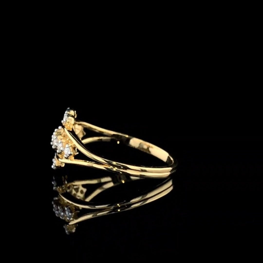 Lab Grown Diamond 14K Gold Queen Ring | Anniversary Gift