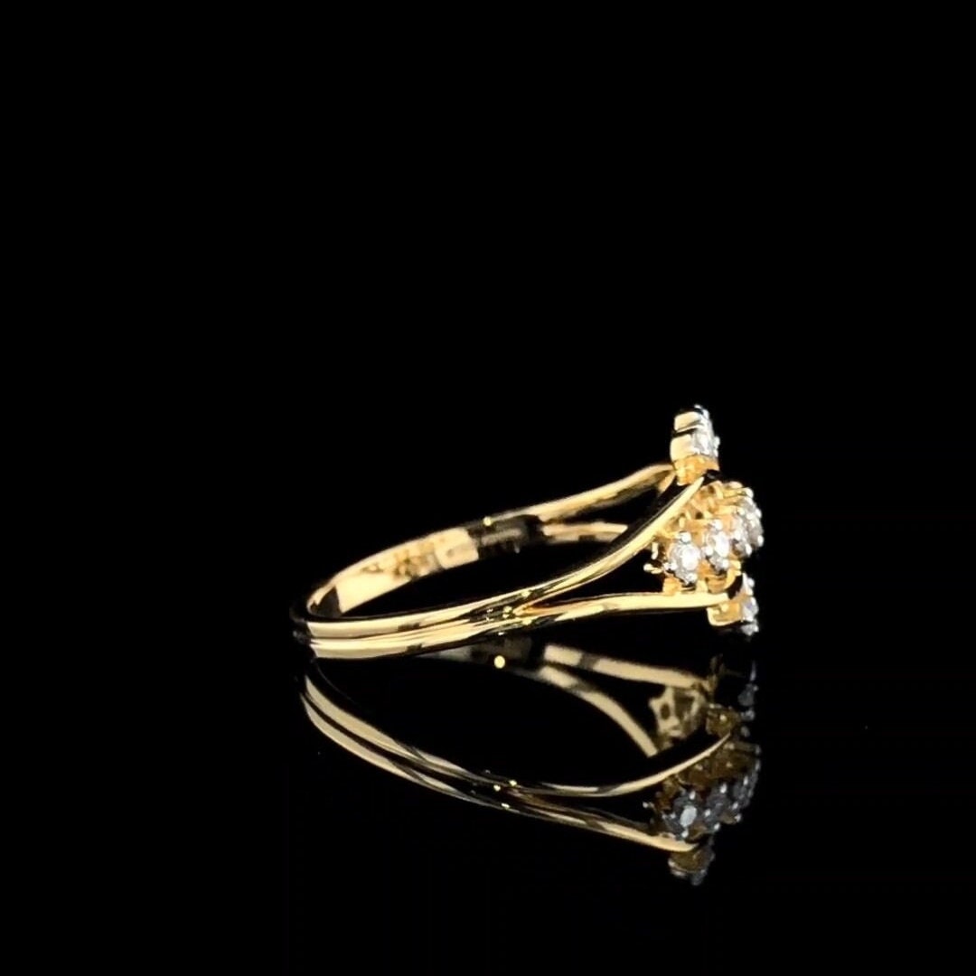 Lab Grown Diamond 14K Gold Queen Ring | Anniversary Gift