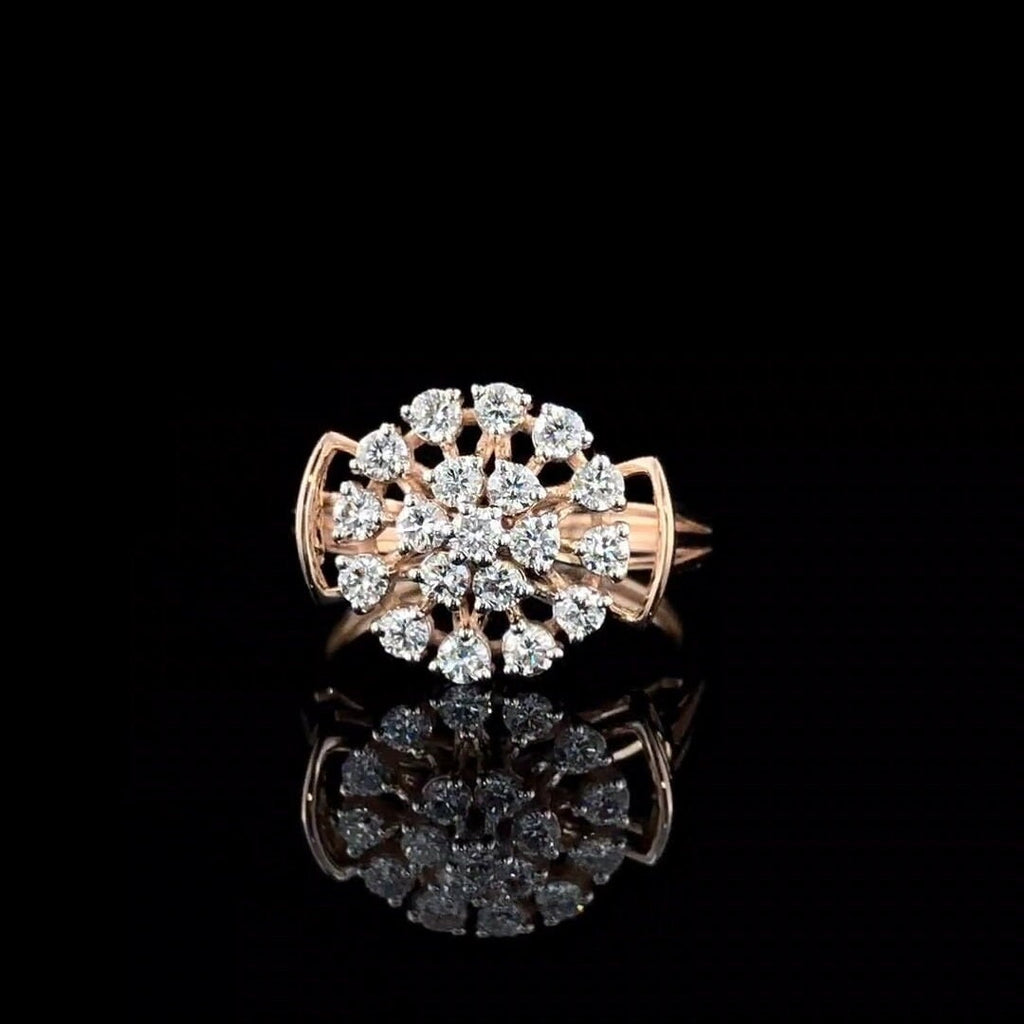 Lab Grown Diamond 14K Gold Ring | .40 Carat Round, Statement Jewelry