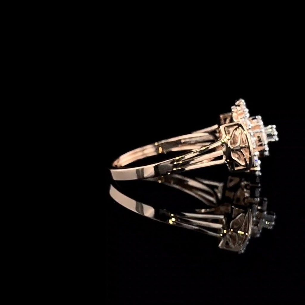 Lab Grown Diamond 14K Gold Ring | .40 Carat Round, Statement Jewelry
