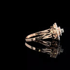Lab Grown Diamond 14K Gold Ring | .40 Carat Round, Statement Jewelry