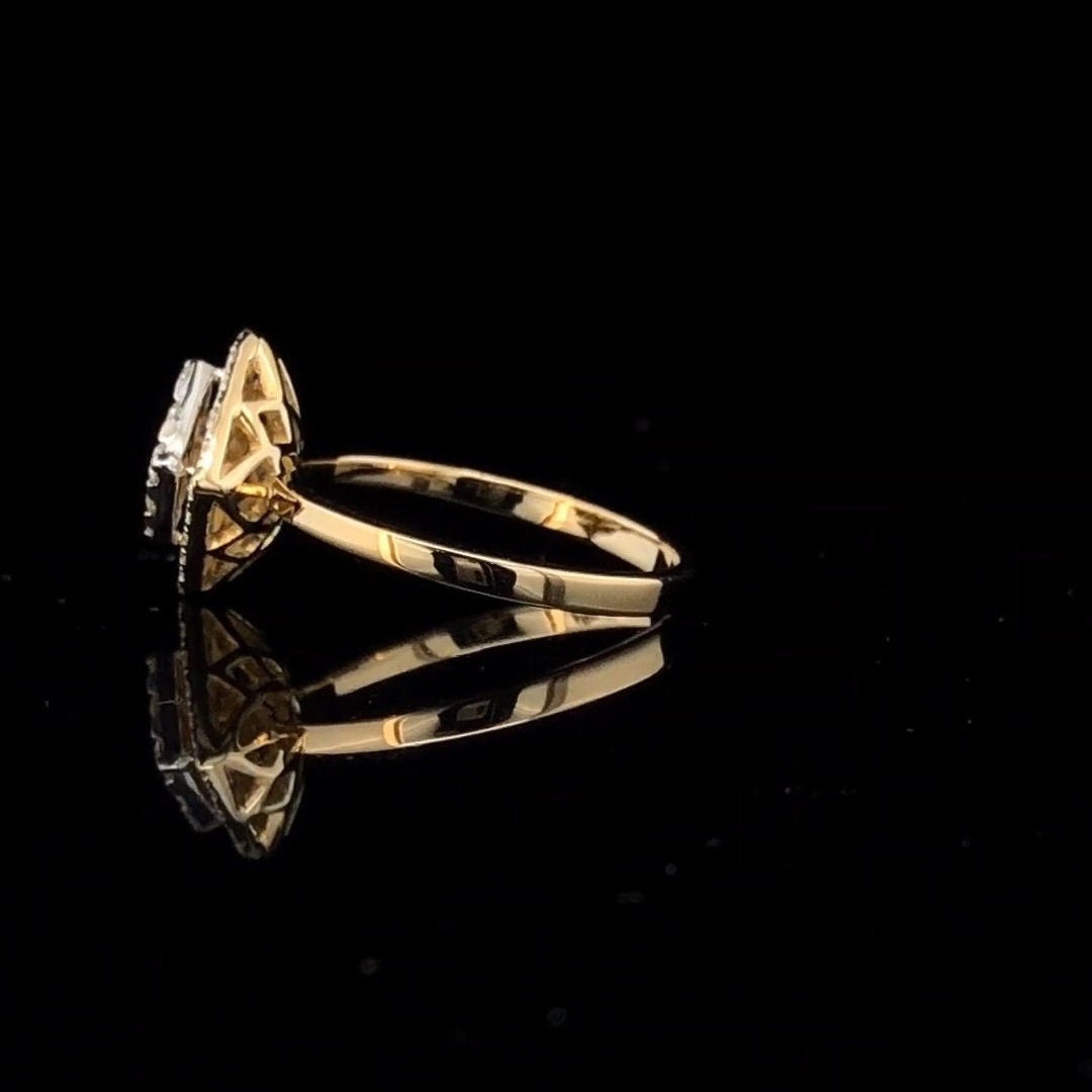 Lab Grown Diamond Ring | 14K Gold Statement Ring