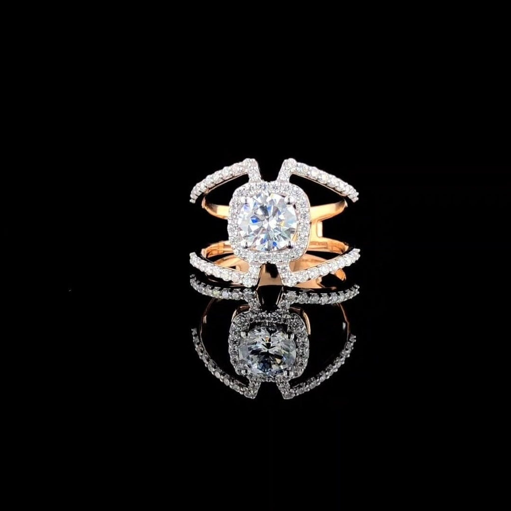 1.5ct Lab Grown Diamond Engagement Ring | 14K Gold, IGI Certified