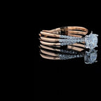 1.50 Carat Lab Grown Diamond Ring | 14K Gold Engagement Wedding Ring, IGI Certified