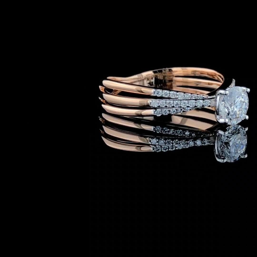 1.50 Carat Lab Grown Diamond Ring | 14K Gold Engagement Wedding Ring, IGI Certified