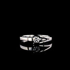 14K Gold Lab Grown Diamond Ring | Handmade Engagement Band, SGL Certified