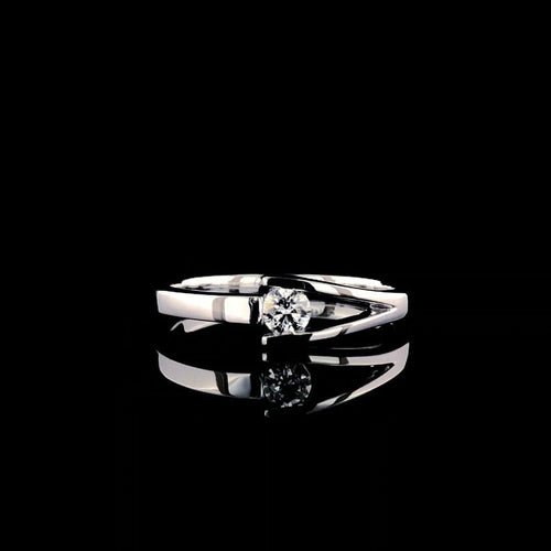 14K Gold Lab Grown Diamond Ring | Handmade Engagement Band, SGL Certified