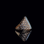 14k Gold Lab Grown Diamond Ring | Statement Cocktail Ring