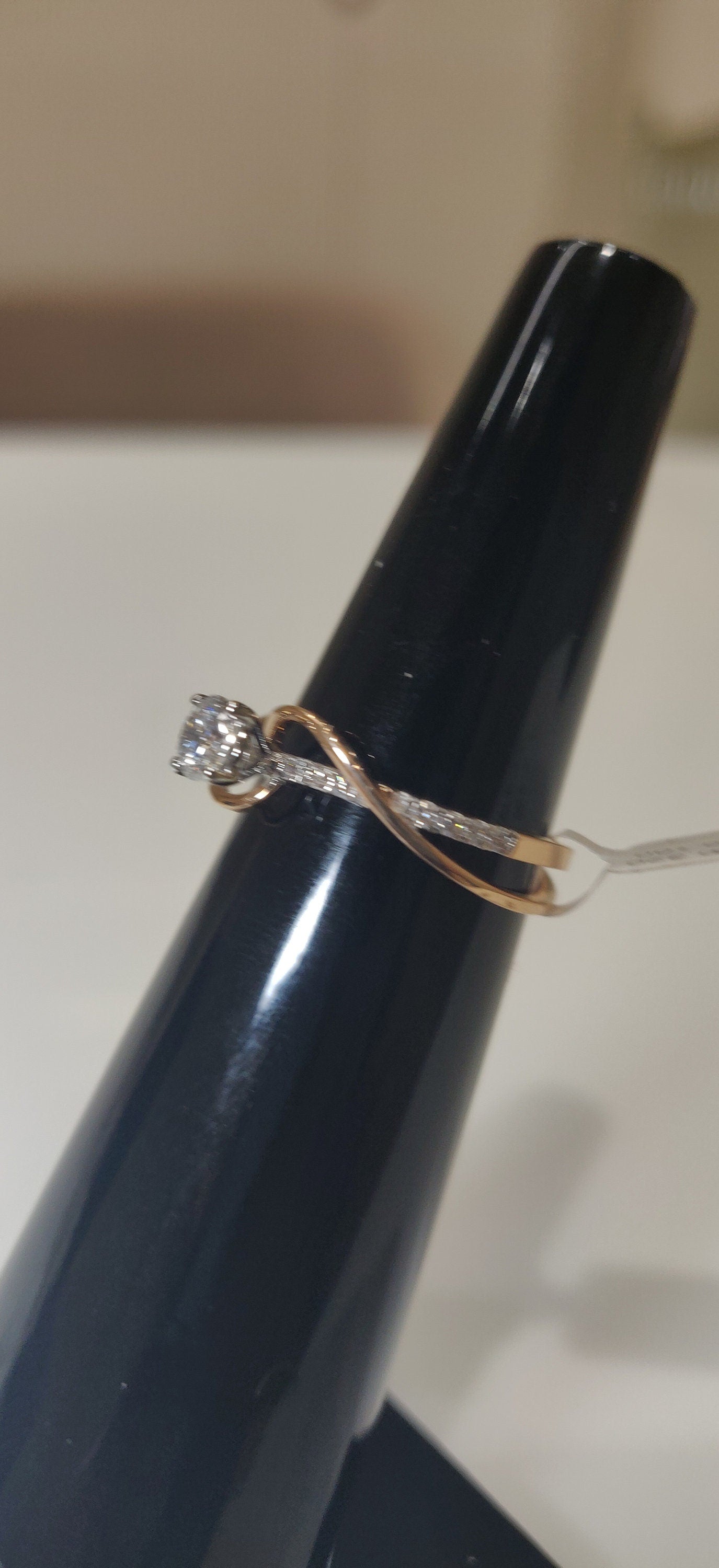 Lab Grown Diamond Engagement Ring | 14k Gold Wedding Band