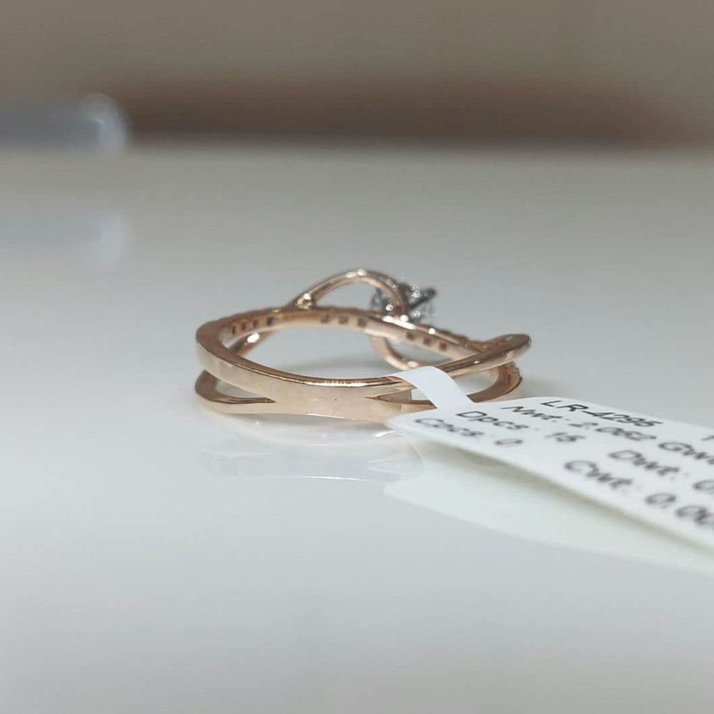 Lab Grown Diamond Engagement Ring | 14k Gold Wedding Band