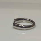 Lab Grown Diamond Toi et Moi Ring | 14k Gold Open Cuff
