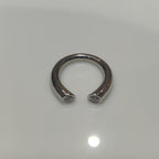 Lab Grown Diamond Toi et Moi Ring | 14k Gold Open Cuff