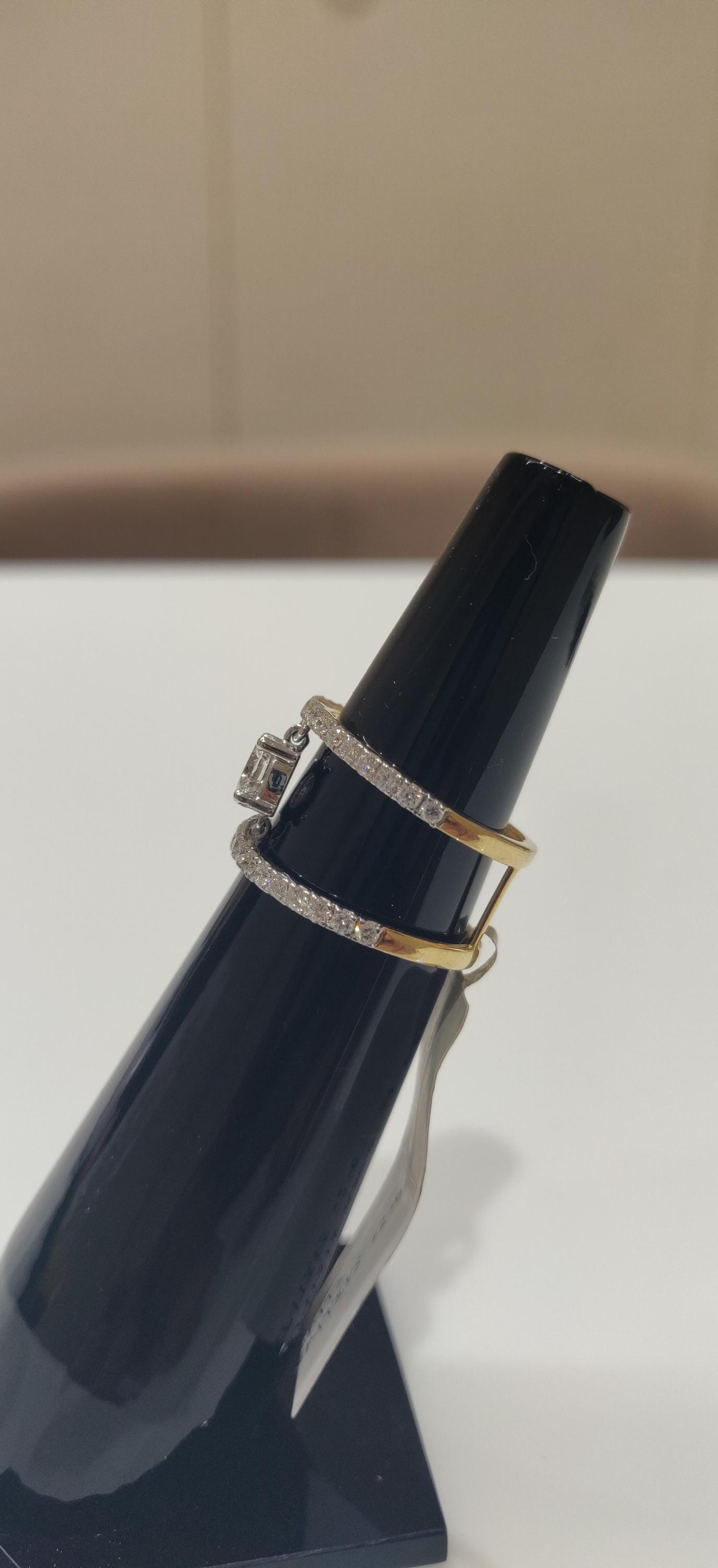 Lab Grown Diamond Engagement Ring | 14K Gold CVD Solitaire Wedding Ring
