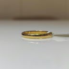Lab Grown Diamond 14K Gold Wedding Band | Minimalist Promise Ring