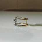 Lab Grown Diamond Engagement Ring | 14K Gold CVD Solitaire Wedding Ring