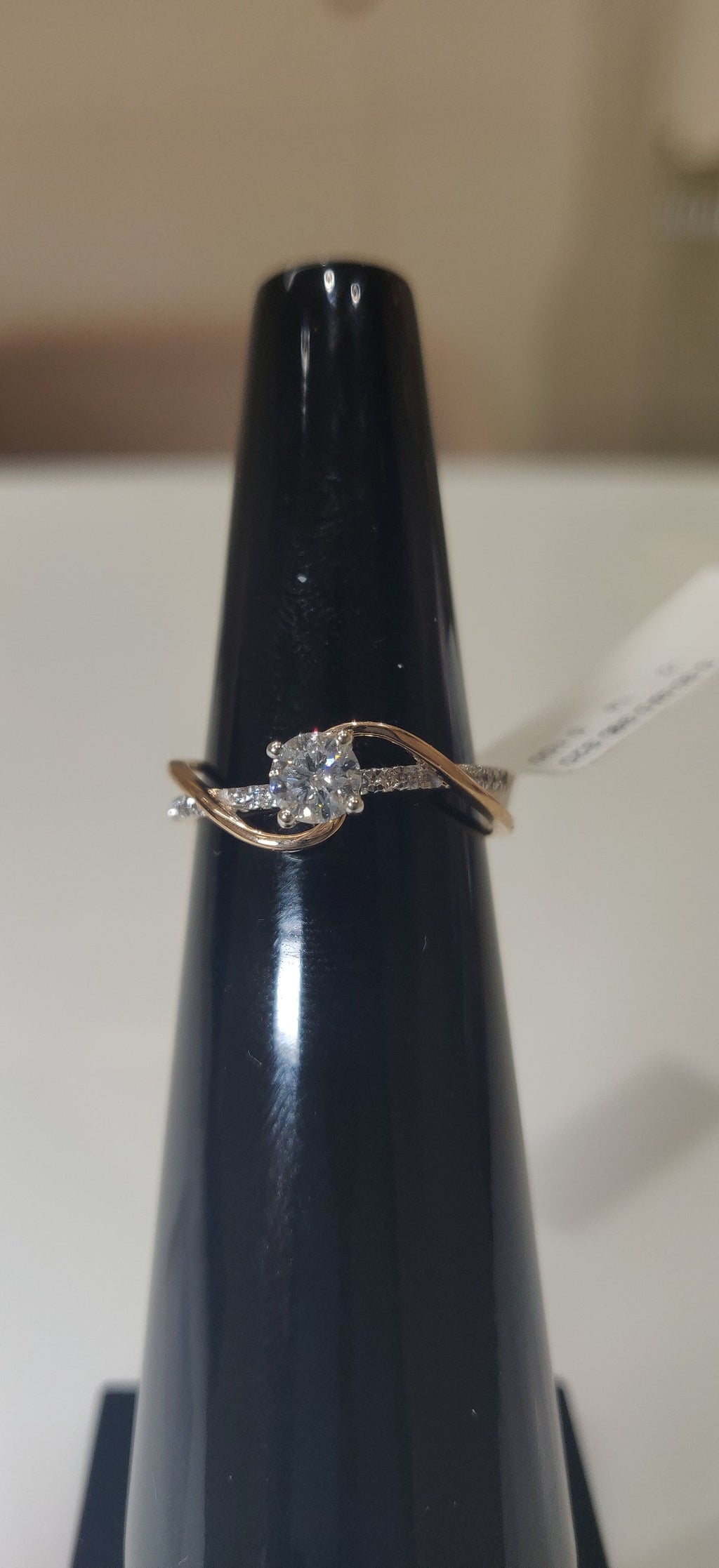 Lab Grown Diamond Engagement Ring | 14k Gold Wedding Band