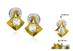 14K Gold Lab Grown Diamond Stud Earrings | Handmade Screwback Jewelry