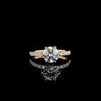 14K Gold Lab Grown Diamond Engagement Ring | 2 Carat Solitaire, IGI Certified