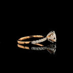 14K Gold Lab Grown Diamond Engagement Ring | 2 Carat Solitaire, IGI Certified