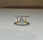 Lab Grown Diamond Engagement Ring | 14K Gold CVD Solitaire Wedding Ring