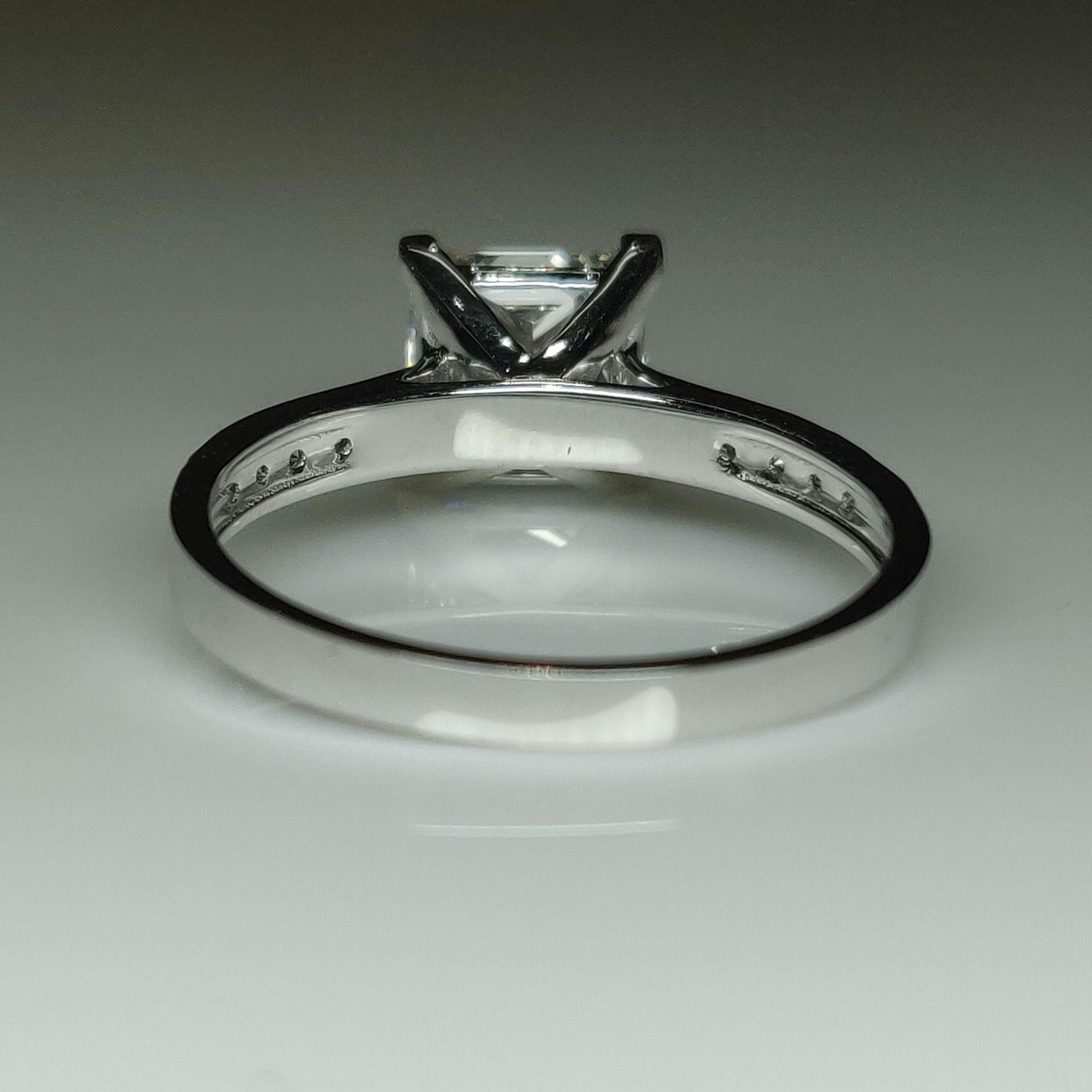 Princess Cut 2.20ct Lab Grown Diamond Ring | 14K Gold Engagement Ring