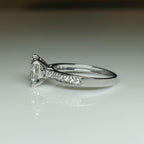 Princess Cut 2.20ct Lab Grown Diamond Ring | 14K Gold Engagement Ring