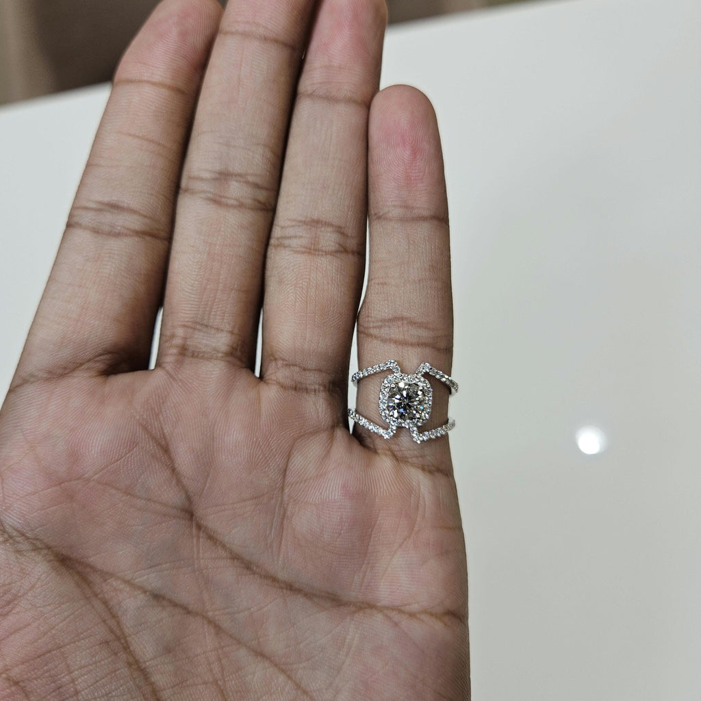 1.5ct Lab Grown Diamond Engagement Ring | 14K Gold, IGI Certified