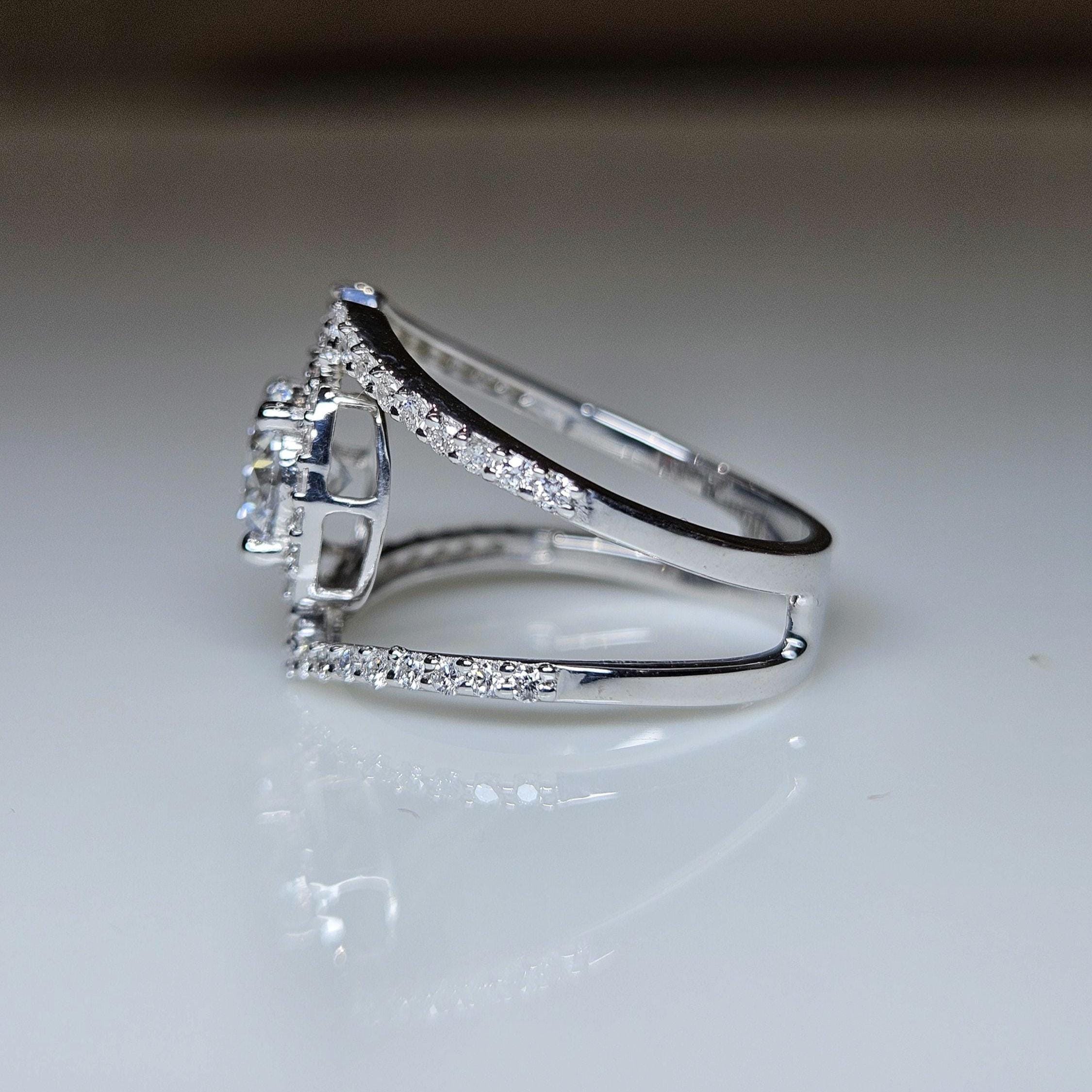 1.5ct Lab Grown Diamond Engagement Ring | 14K Gold, IGI Certified