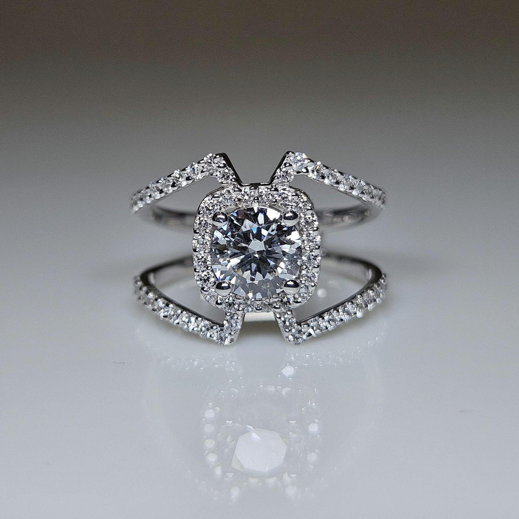 1.5ct Lab Grown Diamond Engagement Ring | 14K Gold, IGI Certified