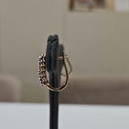 14K Gold Lab Grown Diamond Huggie Earrings | Dangle Hoops