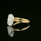 IGI Certified Elongated Cushion Lab Grown Diamond 14K Gold Engagement Ring