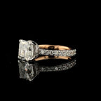 Princess Cut 2.30Ct Lab Grown Diamond Engagement Ring | 14K Gold, IGI Certified
