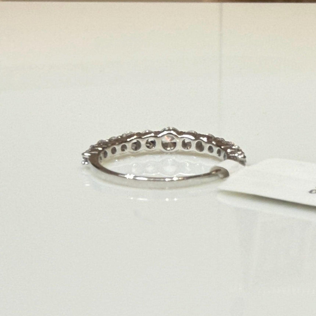 14K Gold Lab Grown Diamond Wedding Band: SGL Certified Stacking Ring