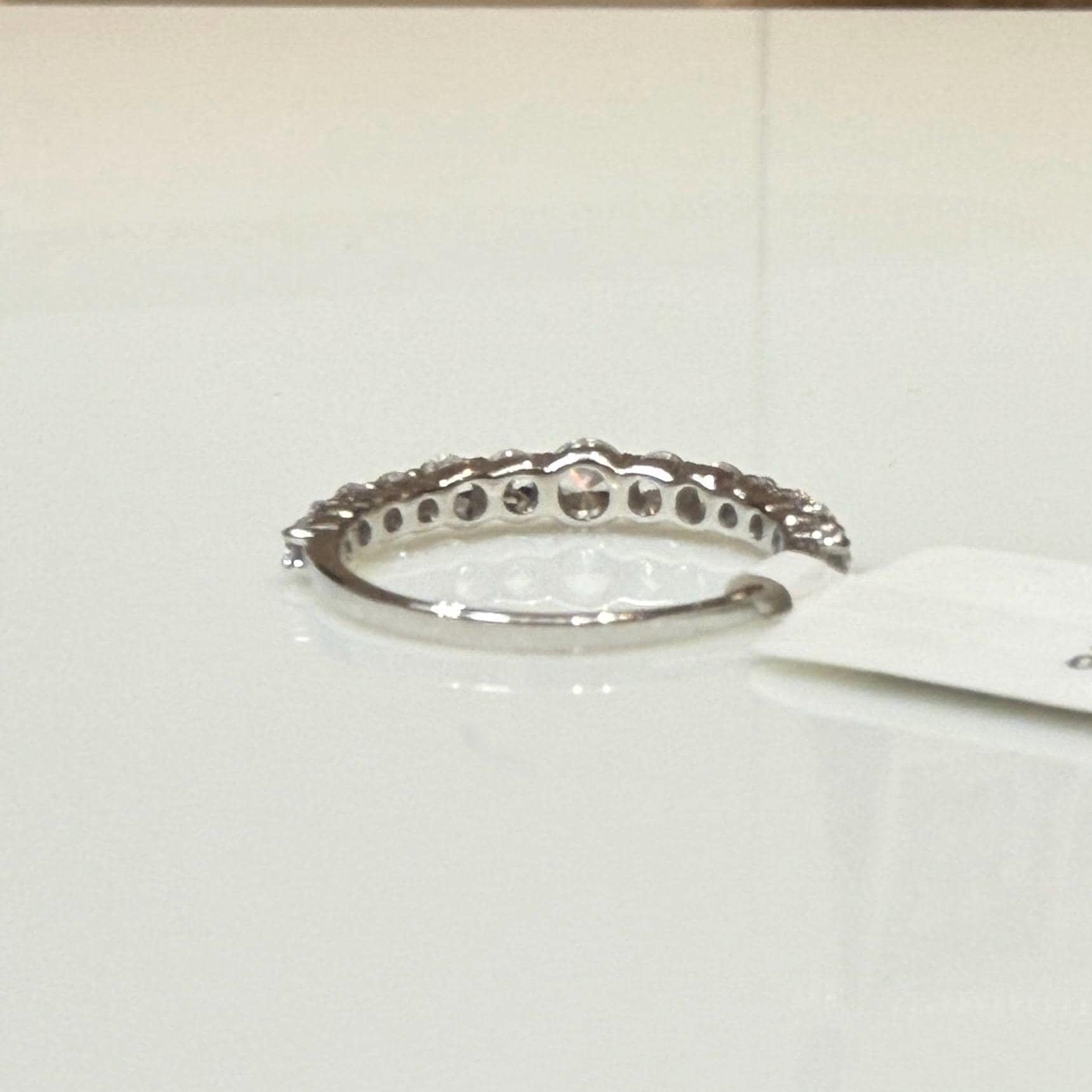 14K Gold Lab Grown Diamond Wedding Band: SGL Certified Stacking Ring